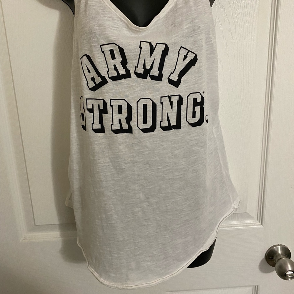 Victoria’s Secret Pink “Army Strong” muscle tank